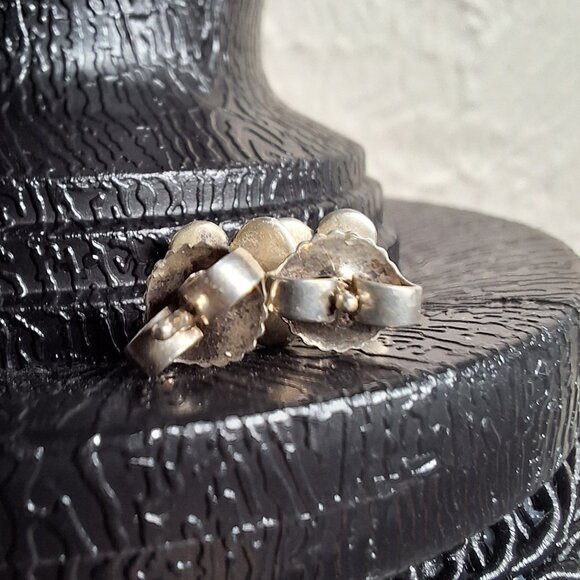 James Avery Tiny Blossom Studs with Cultured Pearl - Picture 5 of 7